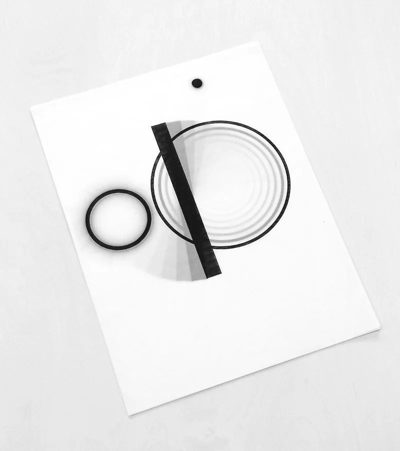 Space-Time, Transparent paper, Prints, 2015