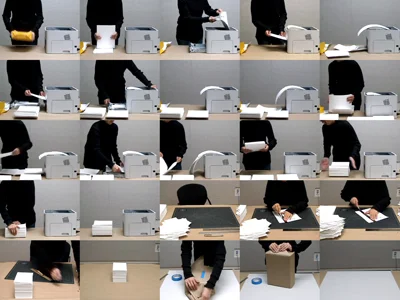 Memorial labor : to anonymous printers, Film, 2007