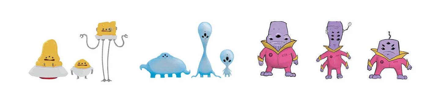Early character designs