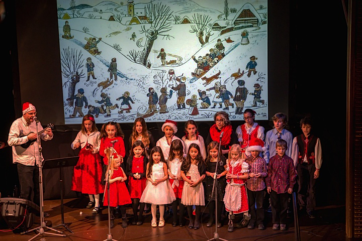Children’s Choir from the Czech & Slovak Cultural Center in Astoria with Choirmaster Jaroslav Eliah Sýkora