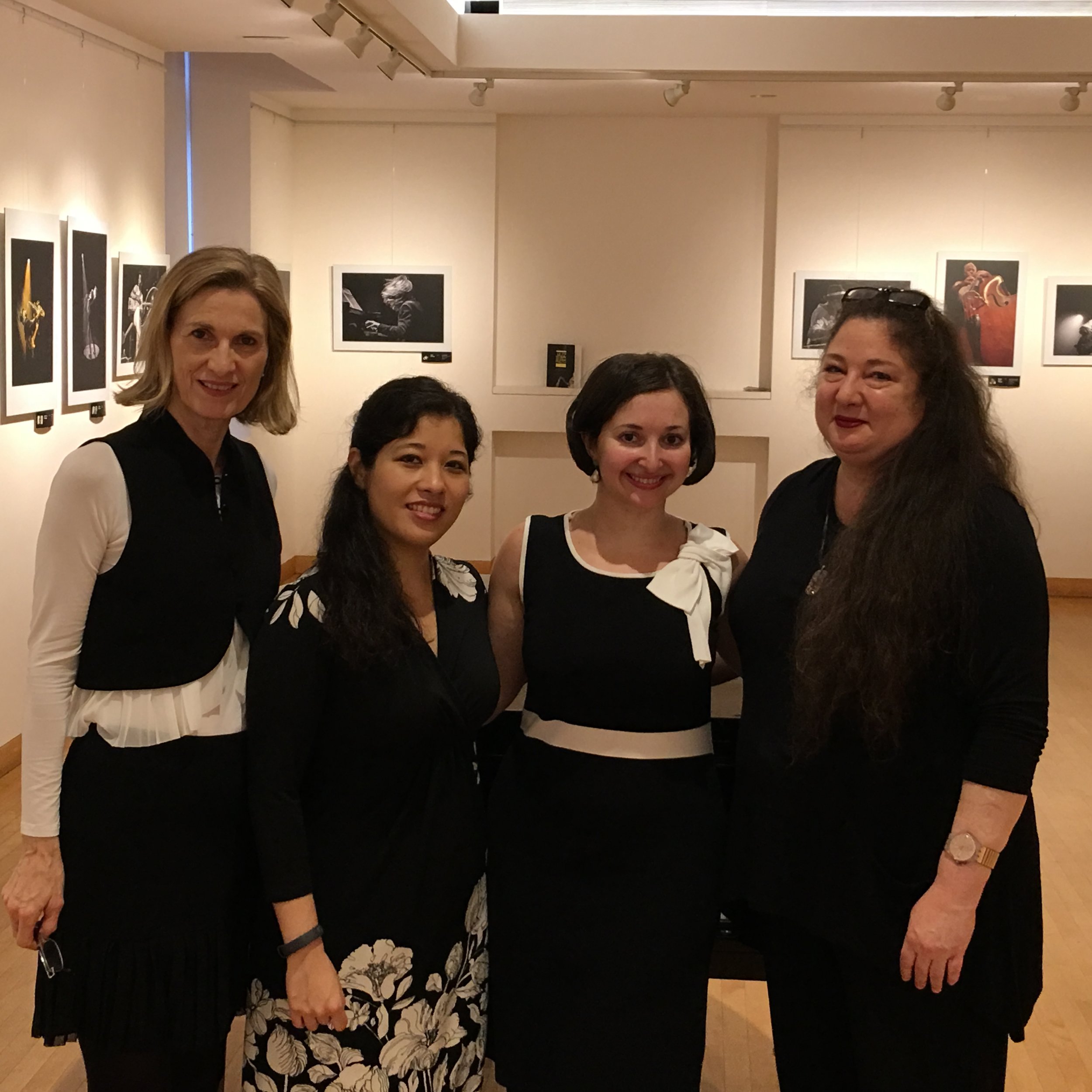 DAHA President Susan Lucak, The G-Sharp Duo: Emilie-Anne Gendron and Yelena Grinberg, Laura Jean Goldberg.