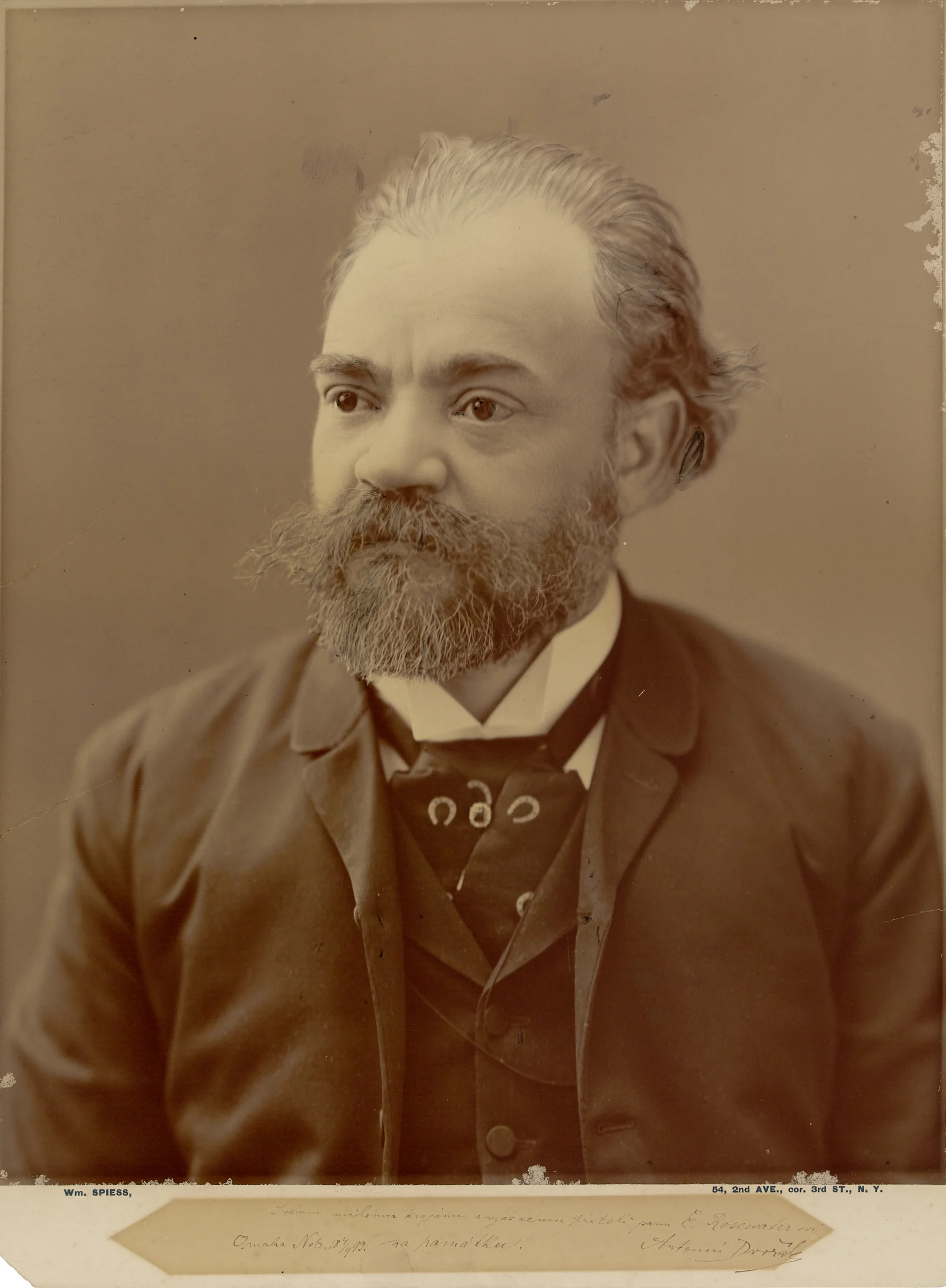 Antonín Dvořák, circa 1893. &nbsp;DAHA Archive.&nbsp;
