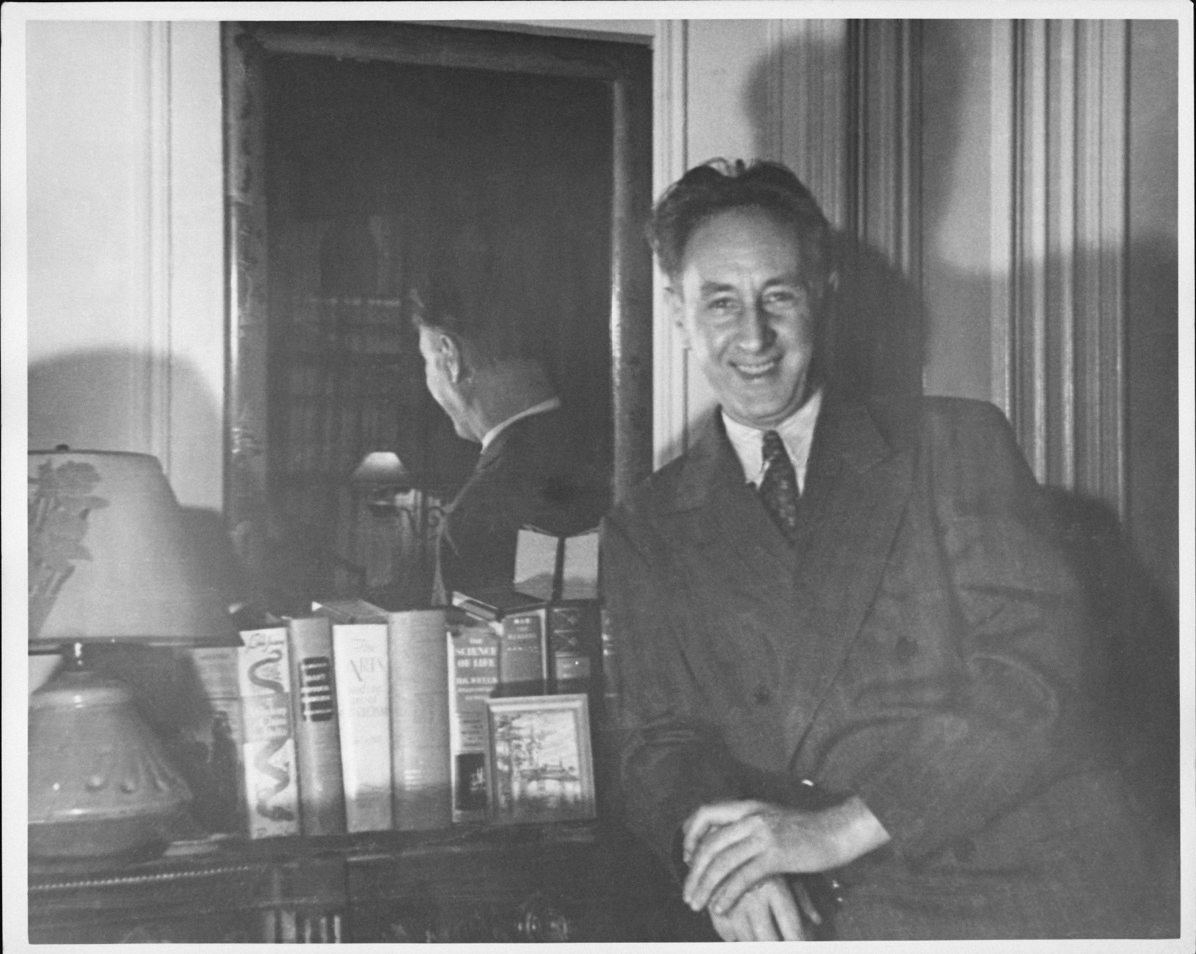 Bohuslav Martinů in his New York apartment, 1942-43. Photo Bohuslav Martinů Centre in Polička, Czech Republic. 