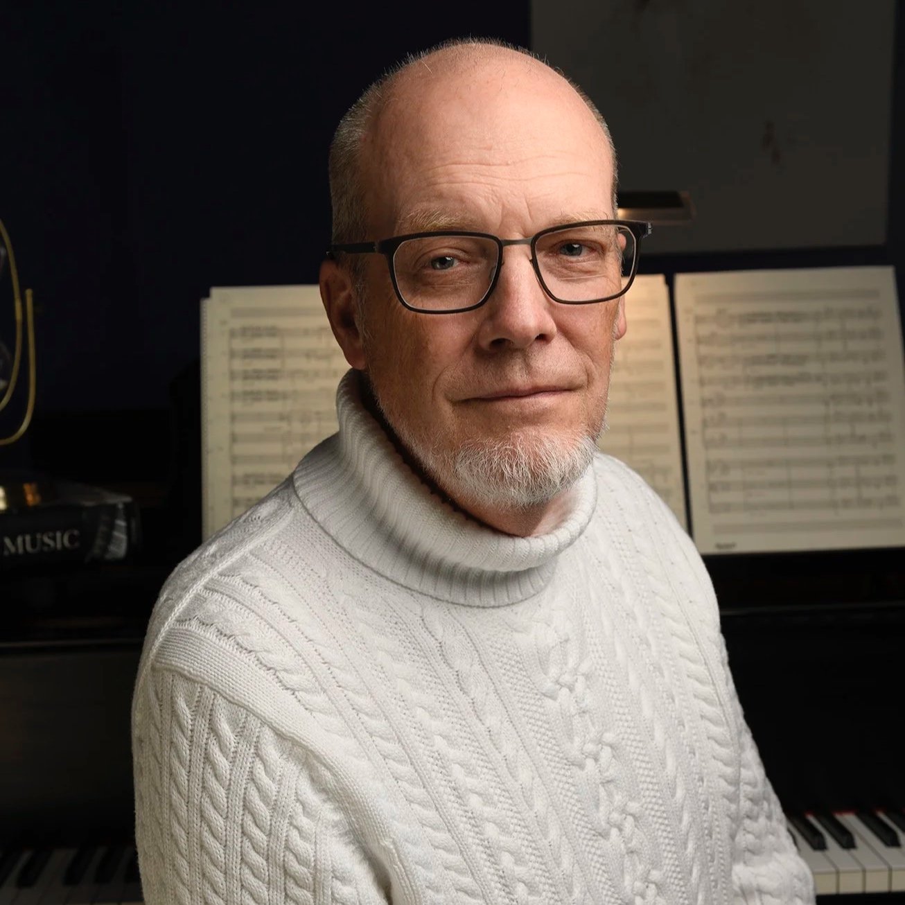 Headshot of composer Daniel Strong Godrey.