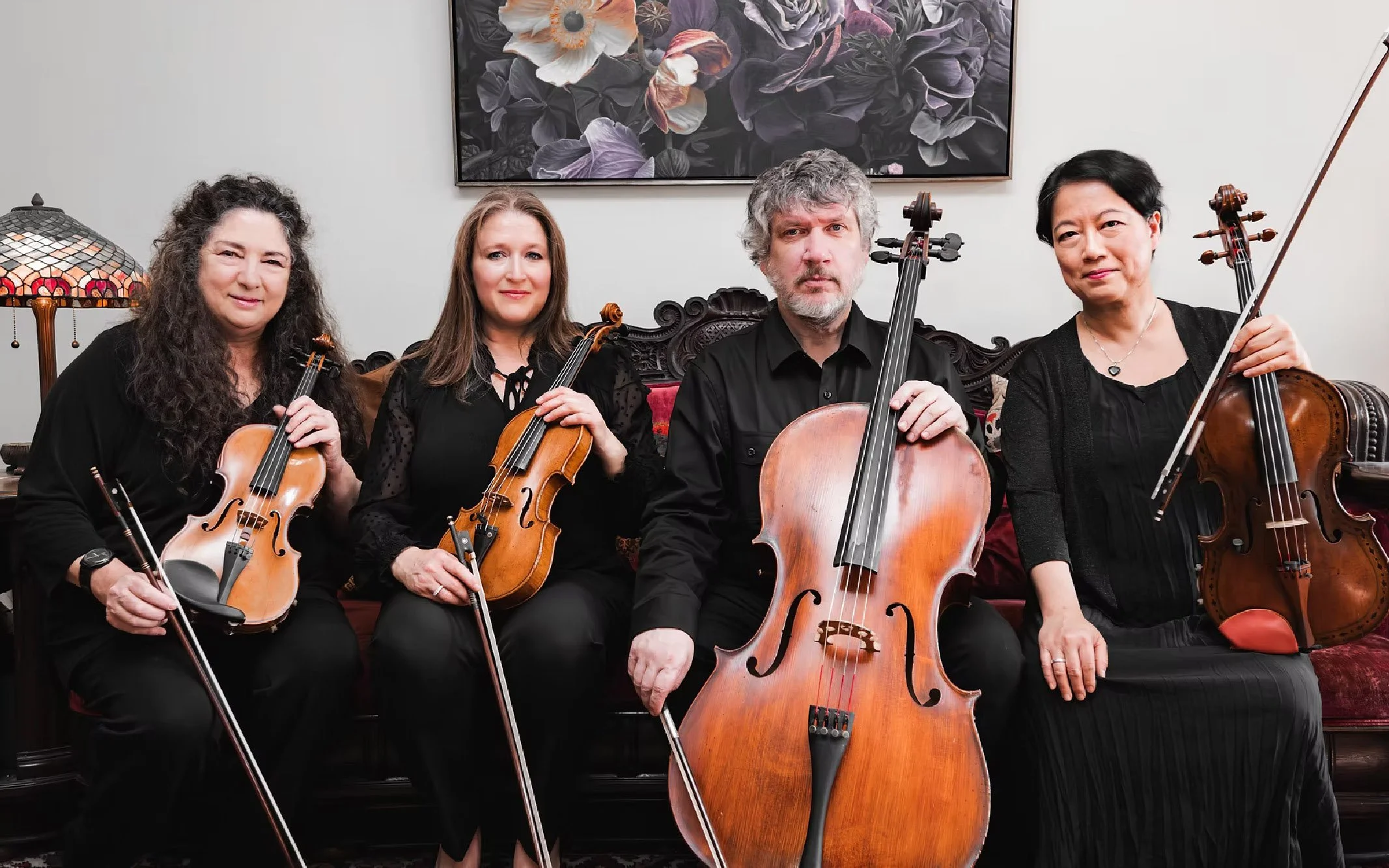 Four members of Sullivan String Quartet.
