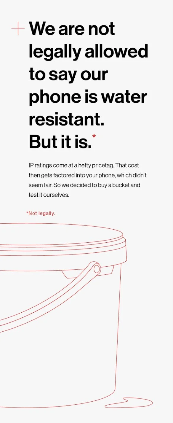 Inside page of "Master of one" - a Oneplus 7 instruction manual leaked to the press by droga5 - proving the phone is waterproof, without the unnecessarily expensive waterproof rating.