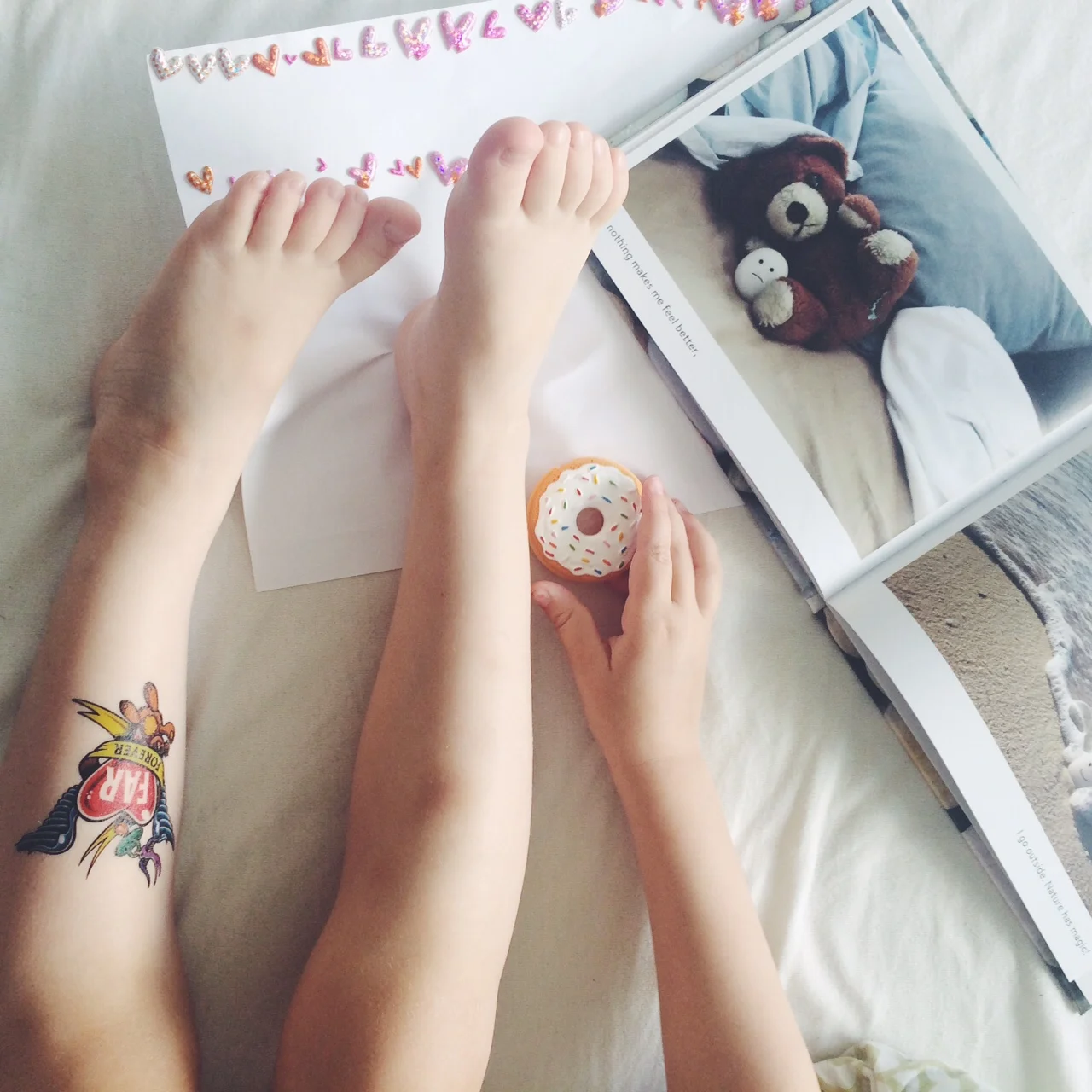 Lili with her ISHI book in Denmark