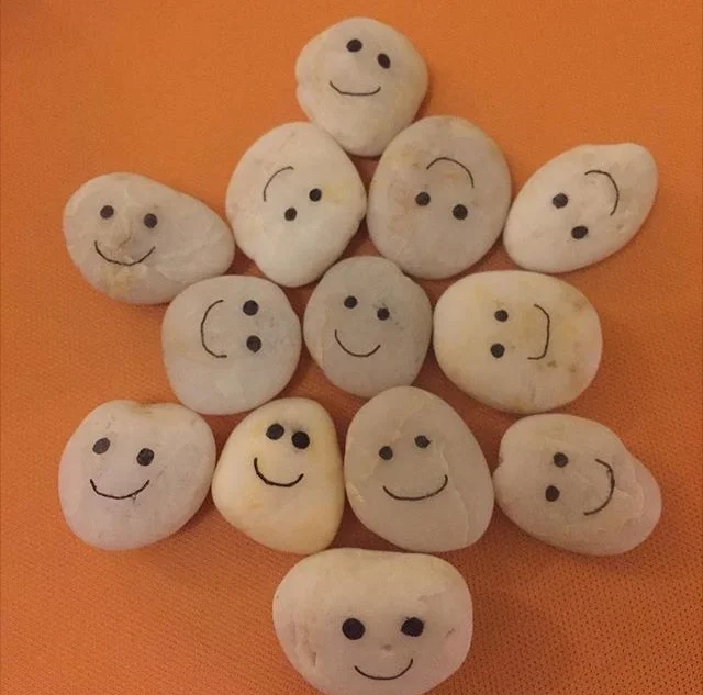 Annabel's happy rock family from the UK! hELLO!