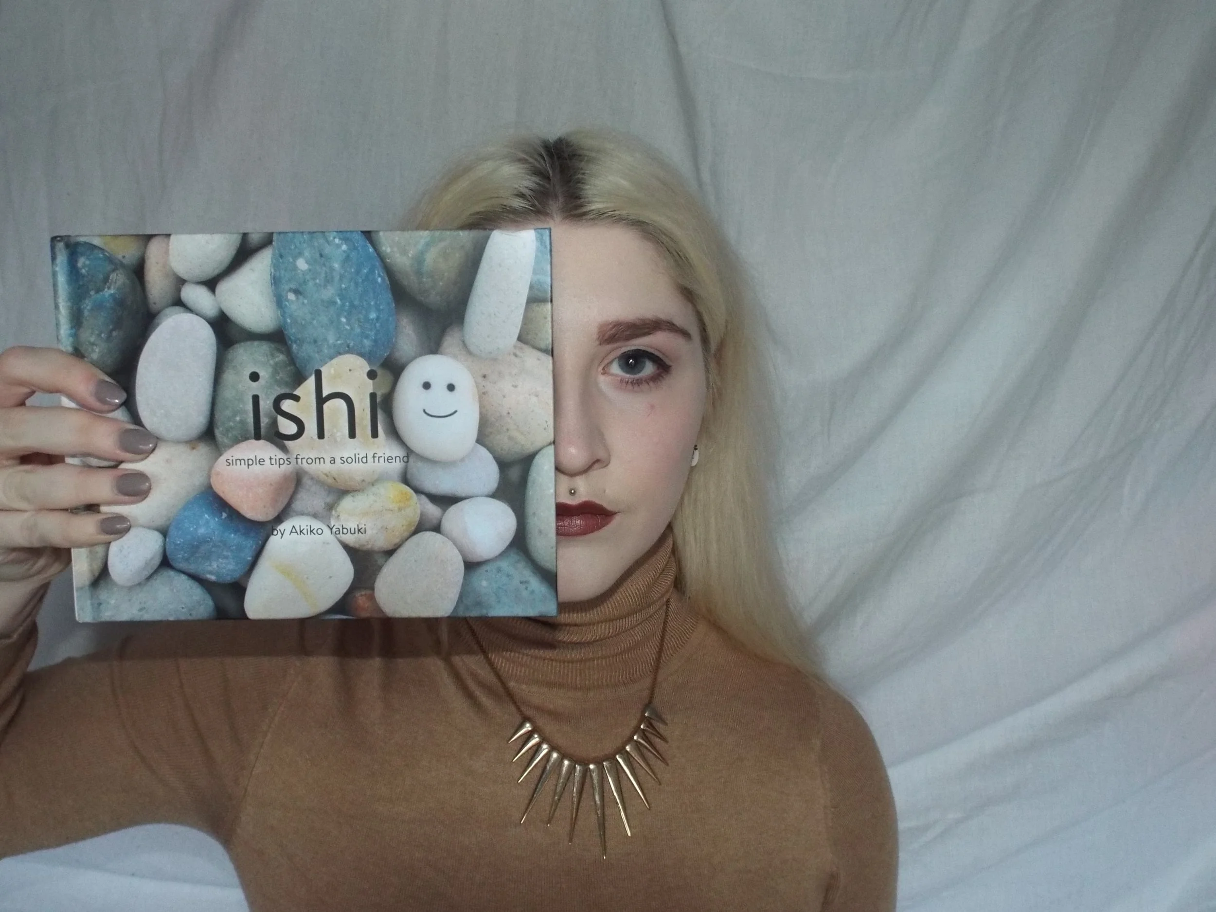 Ash with her Ishi book in Ireland!