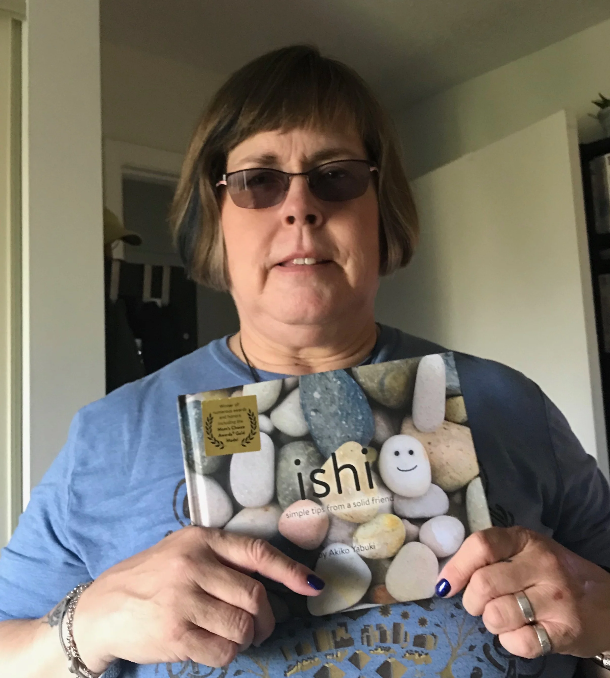 Meg from Edmonton, Alberta Canada who always carries a copy of ISHI to share with others! 