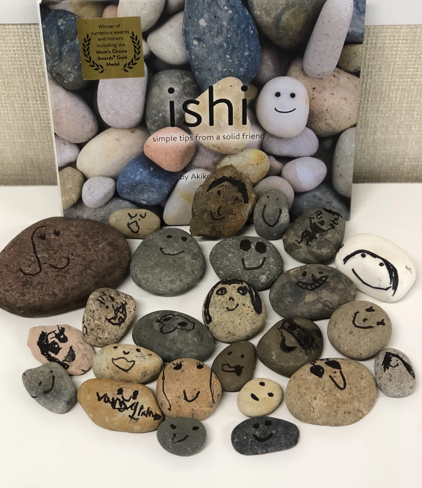 Beautiful Ishi rocks from a first grade class at Valley Elementary in Poway, CA!
