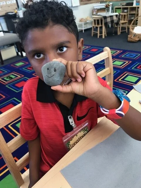 Another happy Ishi rock from Fern Drive Elementary!