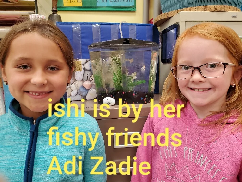 Ishi is making friends at Jefferson Elementary in Dixon, IL!