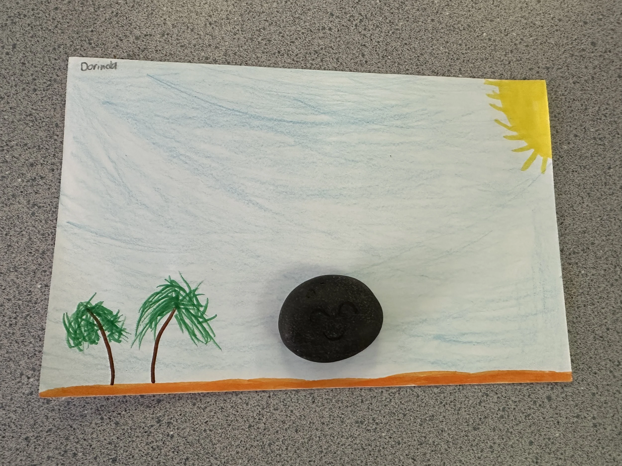 Another beach-loving Ishi friend from Mattie McCullough Elementary School in Alberta, Canada! 
