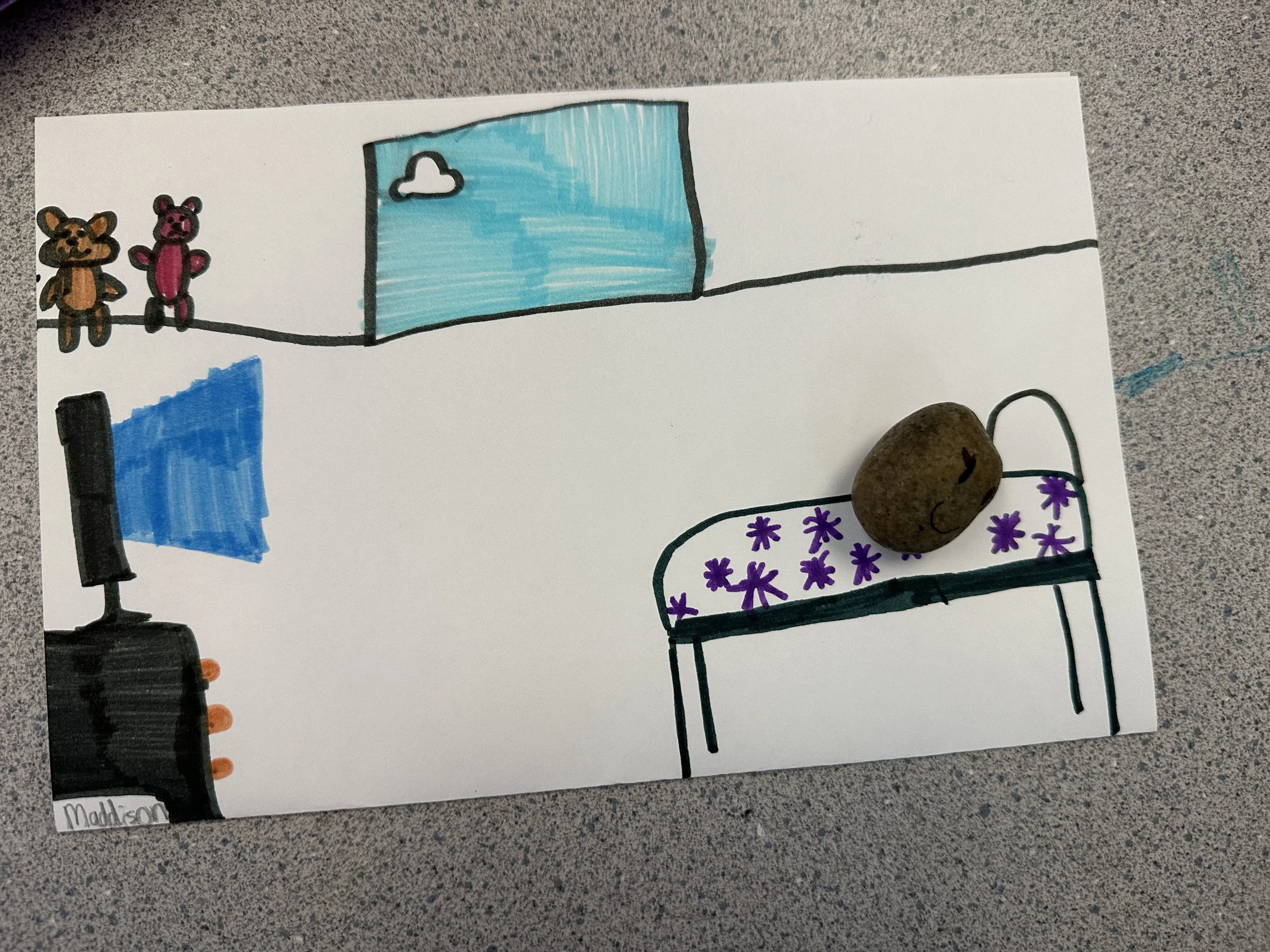  Ishi friend resting from Mattie McCullough Elementary School in Alberta, Canada! 