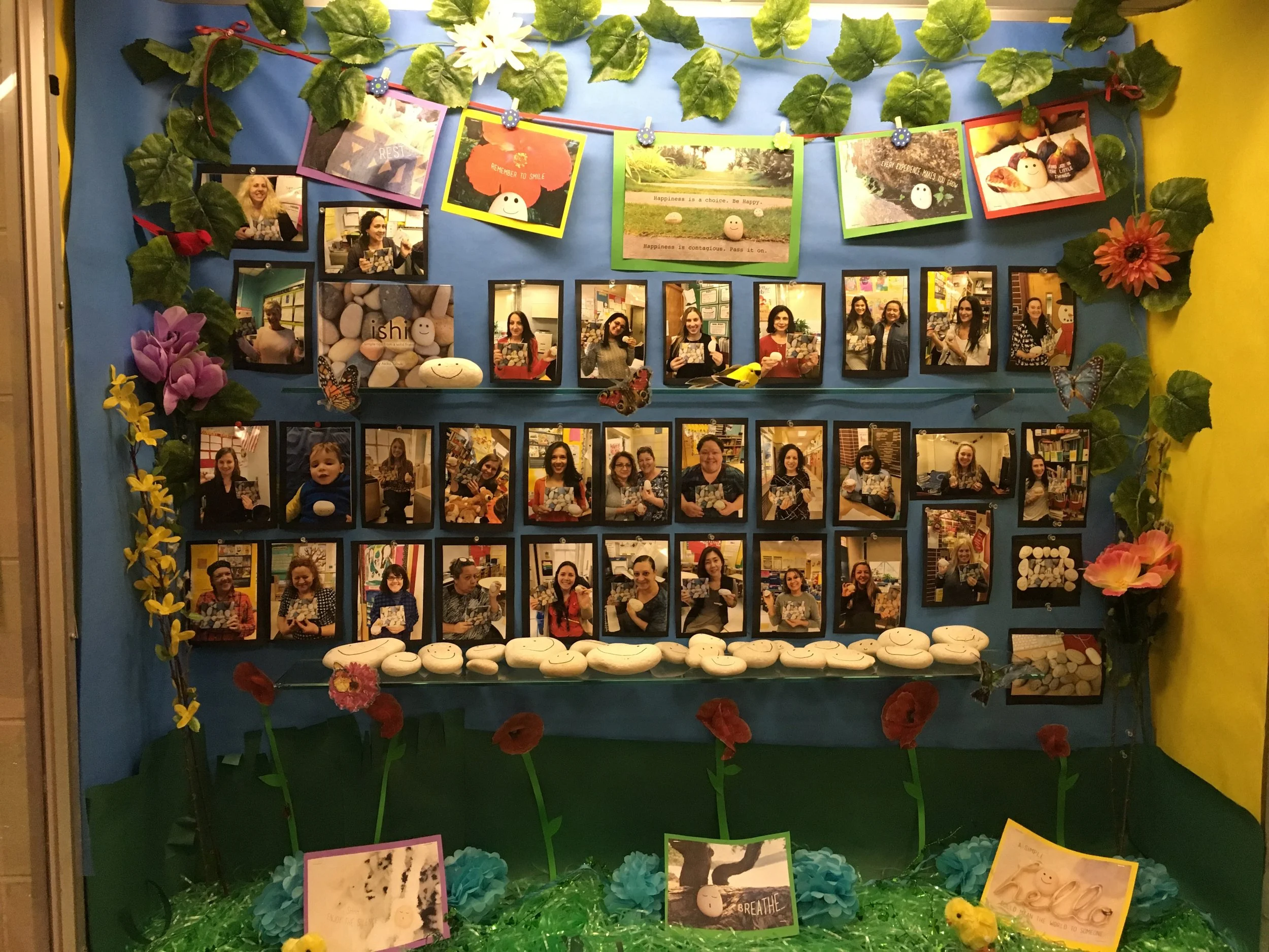 The amazing Ishi display at PS212Q! Look at all the ISHI happiness ambassadors! 