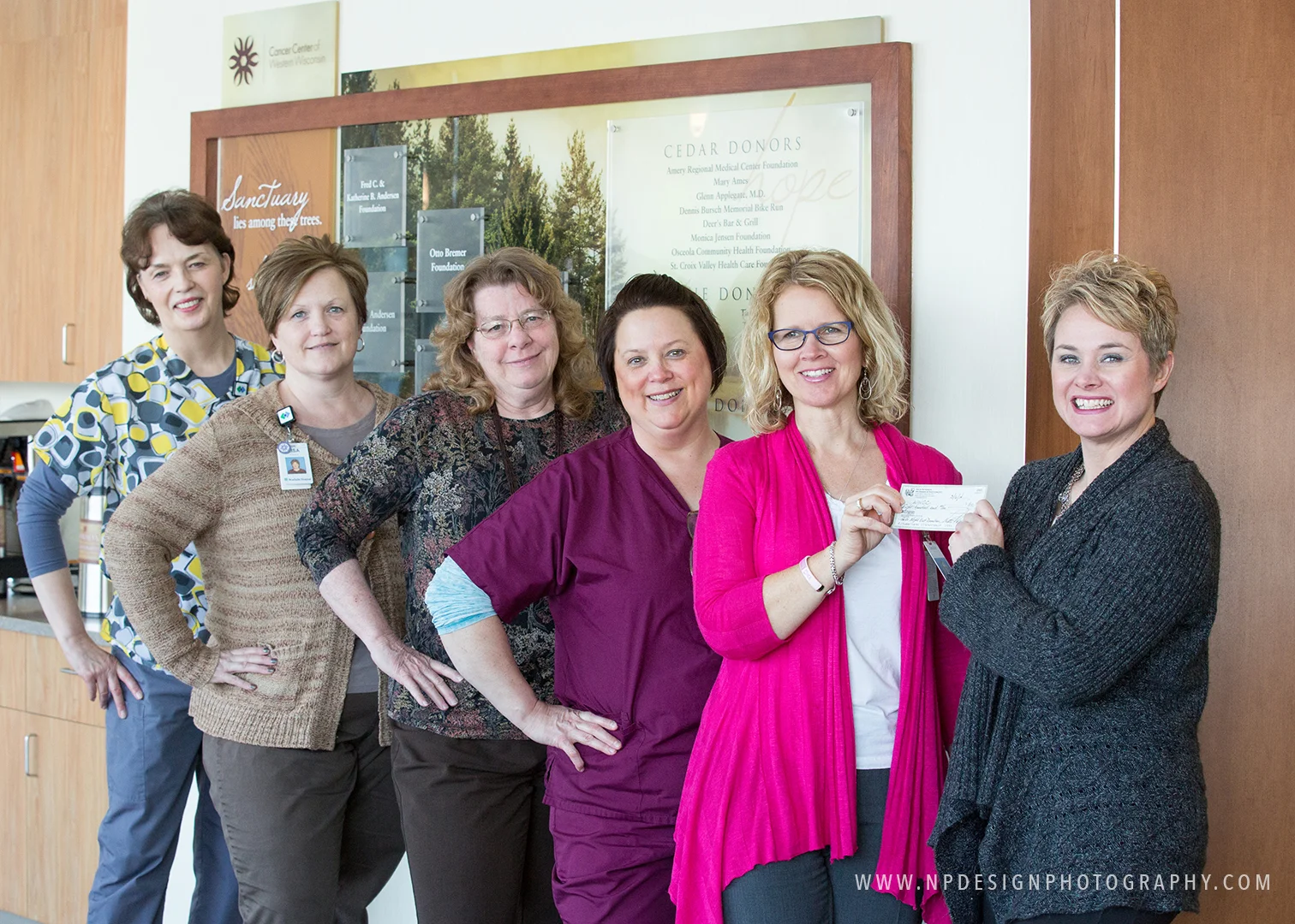 The Check Presentation at Westfields Hospital!