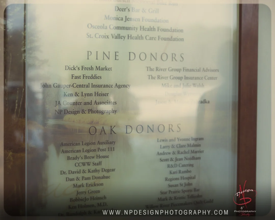 NPDP made it on the donation wall! What an honor!