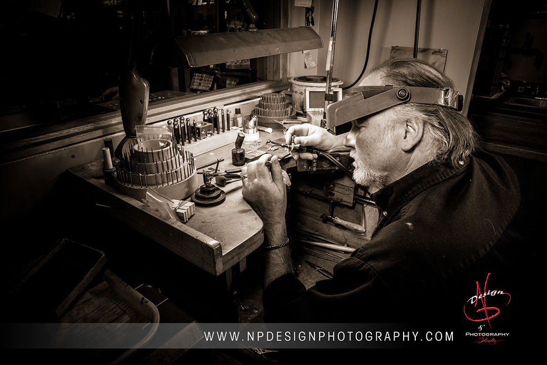 Dave, jeweler and owner of The Goldsmith, a custom jeweler and watch repair specialist located in River Falls and New Richmond.