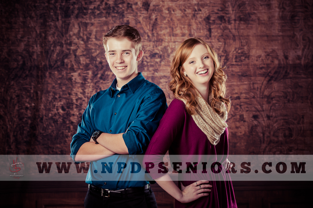 James and his sister, Erin