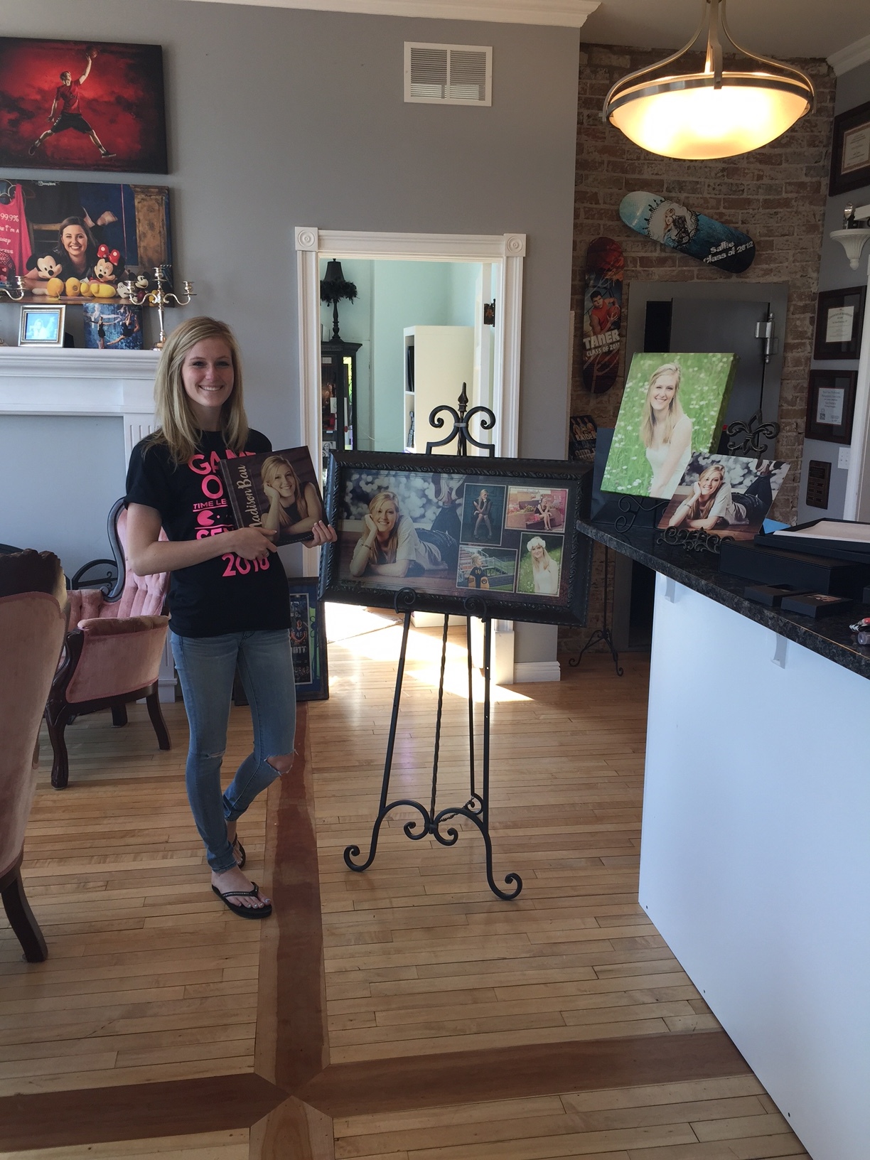 New Richmond Senior, Madison. Love her collage!