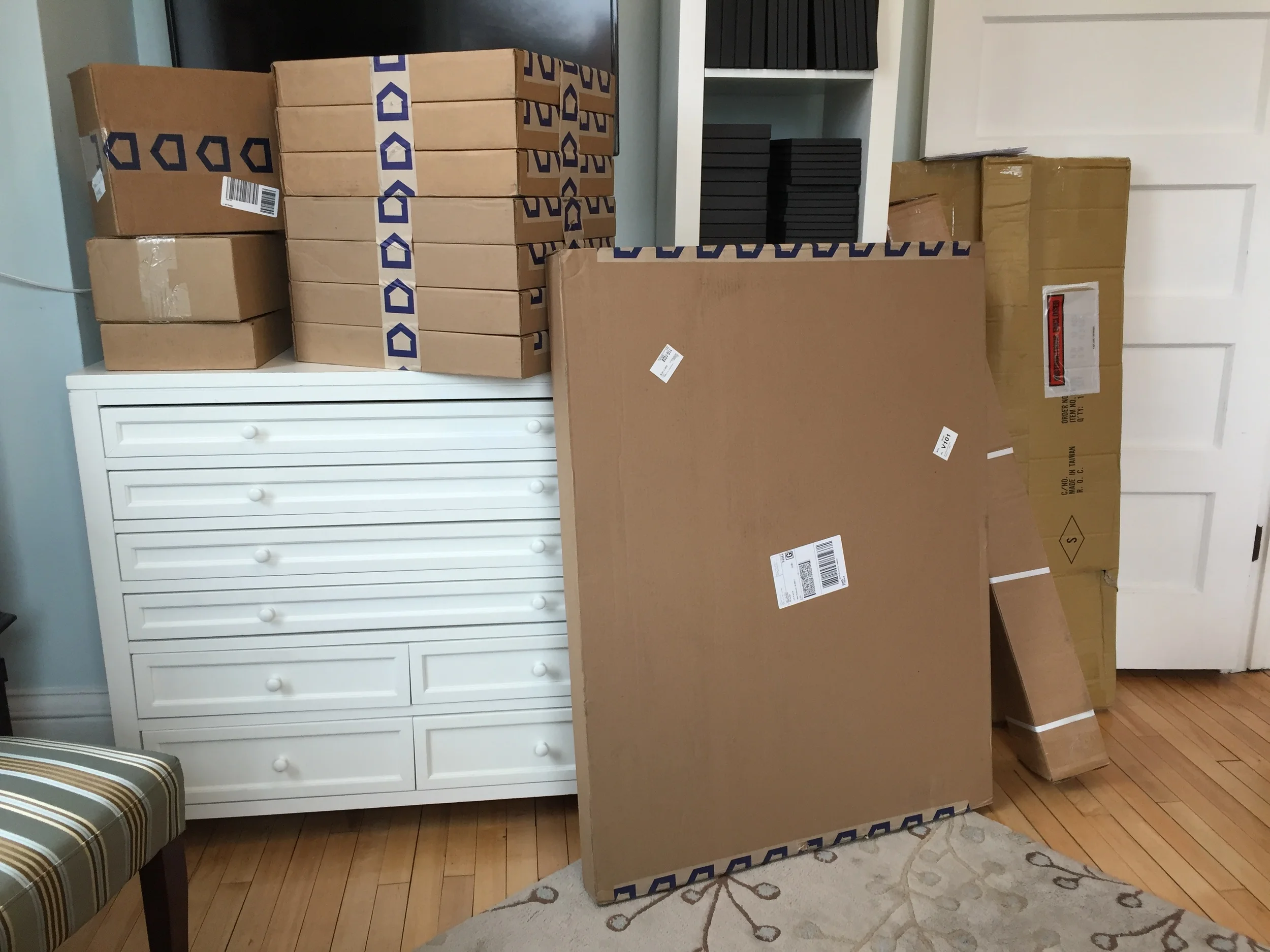 More from Fedex, taking over Kelly's office.