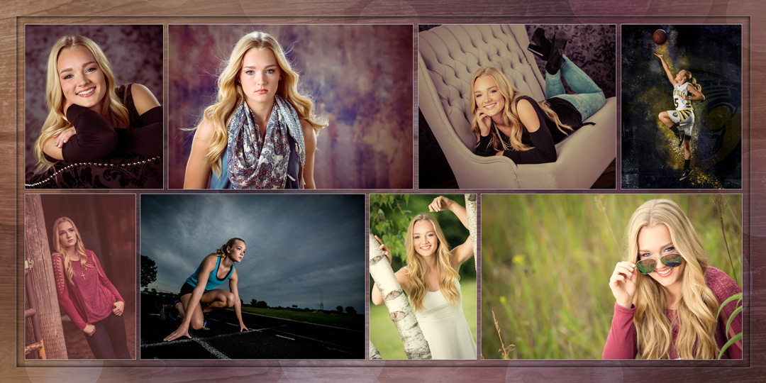 High School Senior Client Tessa Rayne of River Falls photographed by Nate Peterson, CPP, M. Photog.