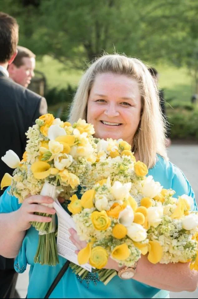 Wedding Planner Rachael Grammer with Two Hearts Weddings & Events. Photo courtesy of Kelli + Daniel Taylor Photography