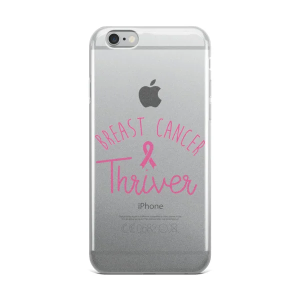 "Breast Cancer Thriver" iPhone Case