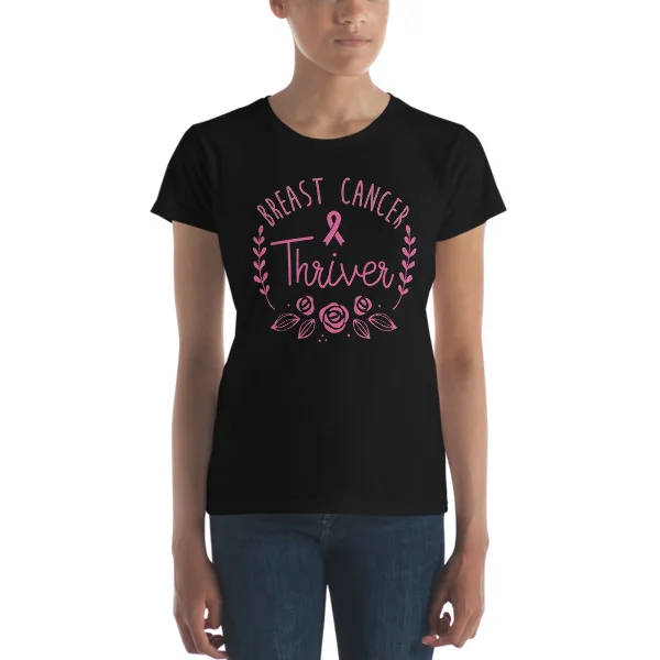 Pink "Breast Cancer Thriver" | Women's Short Sleeve T-shirt