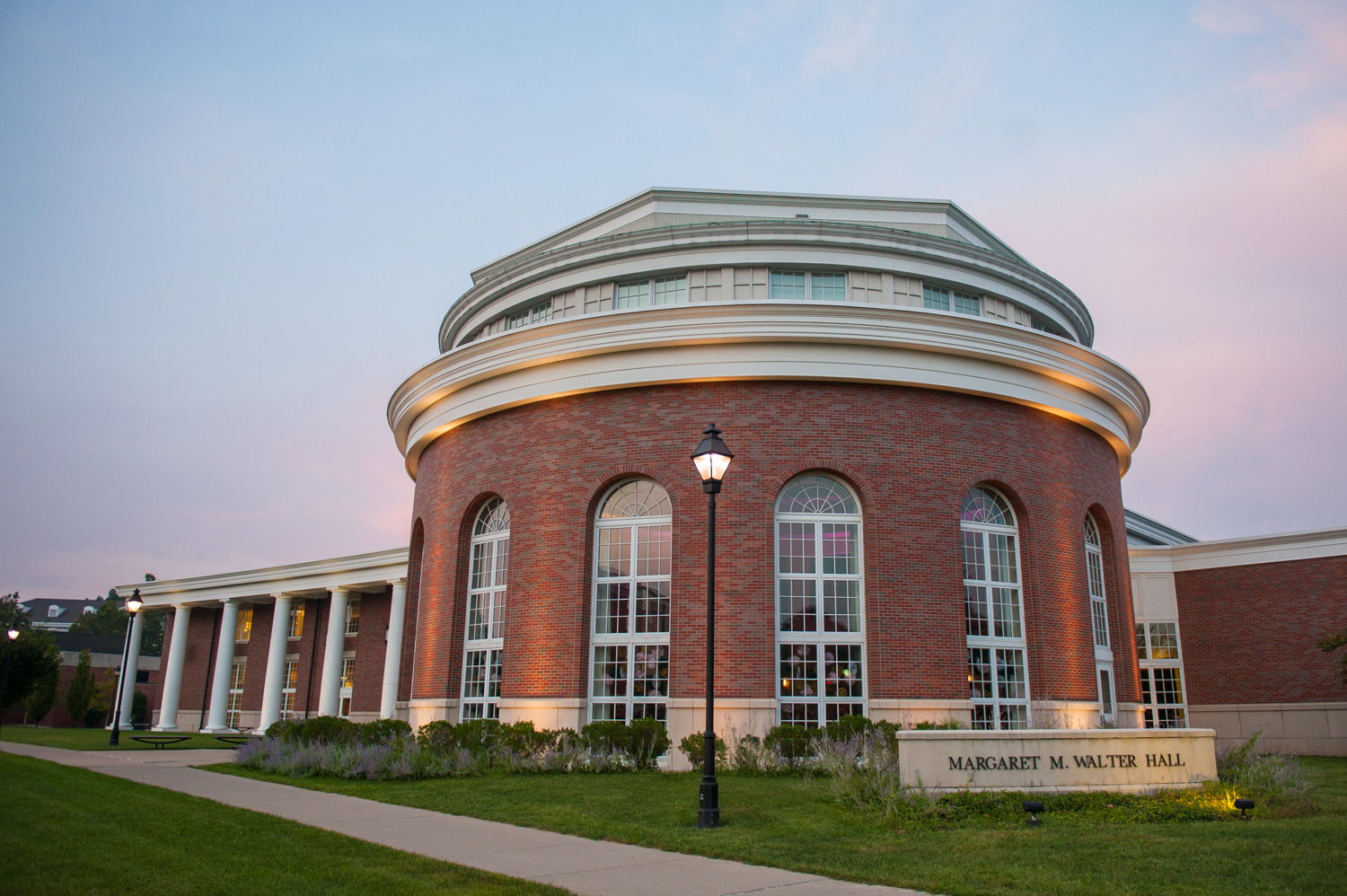 Walter Hall at Ohio University in Athens, OH.