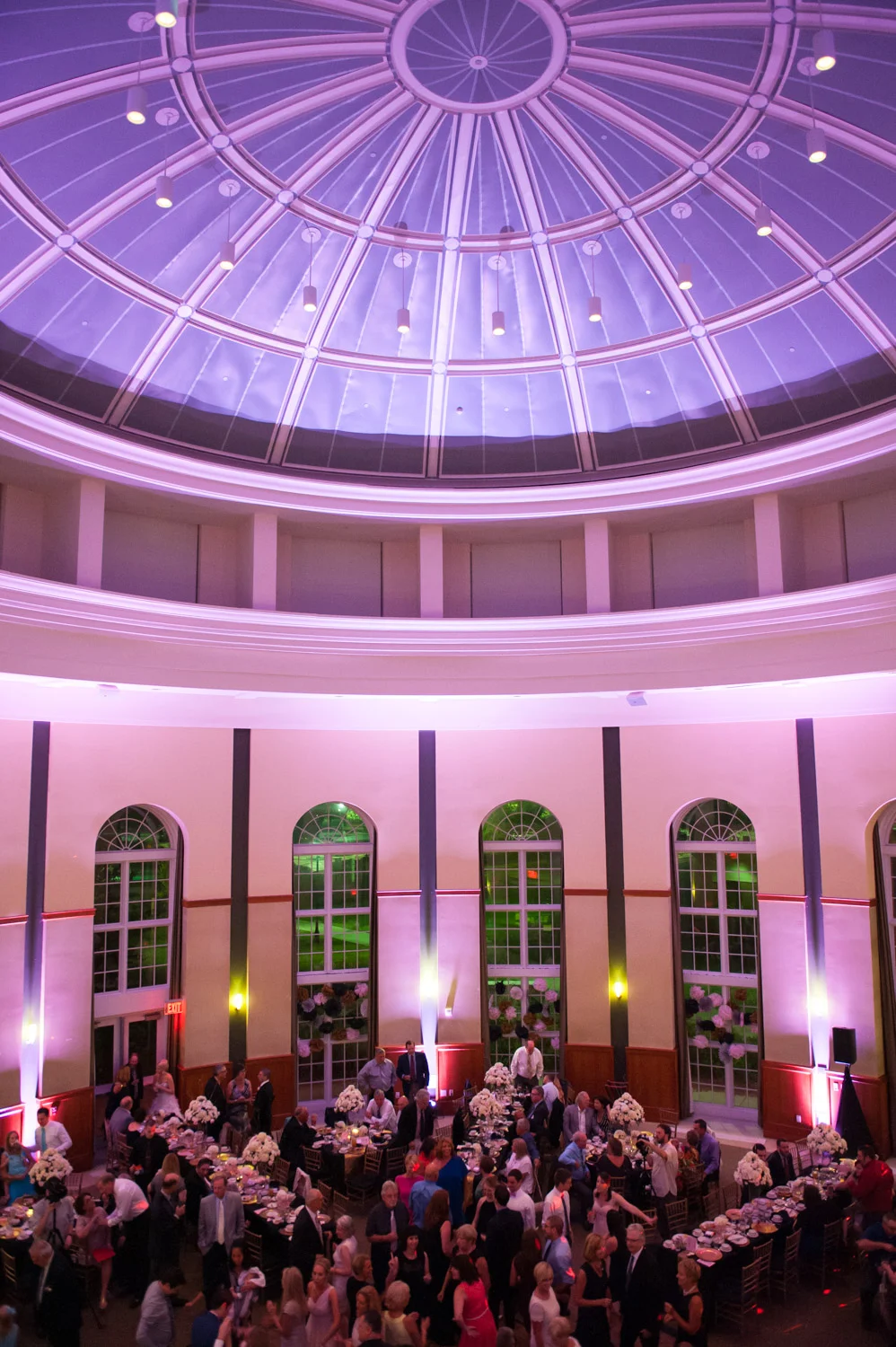 A reception inside Walter Hall at Ohio University in Athens, Ohio.