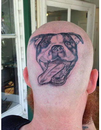 Pitbull Dog Tattoo