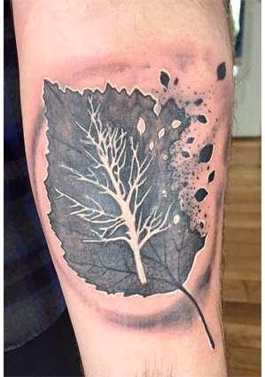 Leaf Tree Tattoo