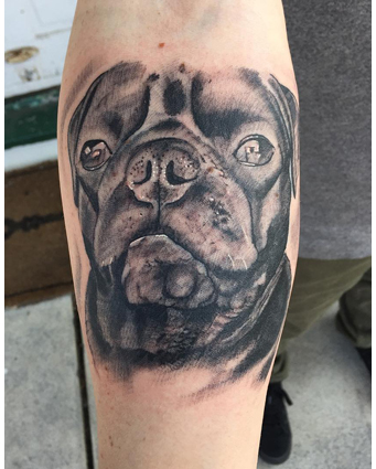 Pug Dog Tattoo