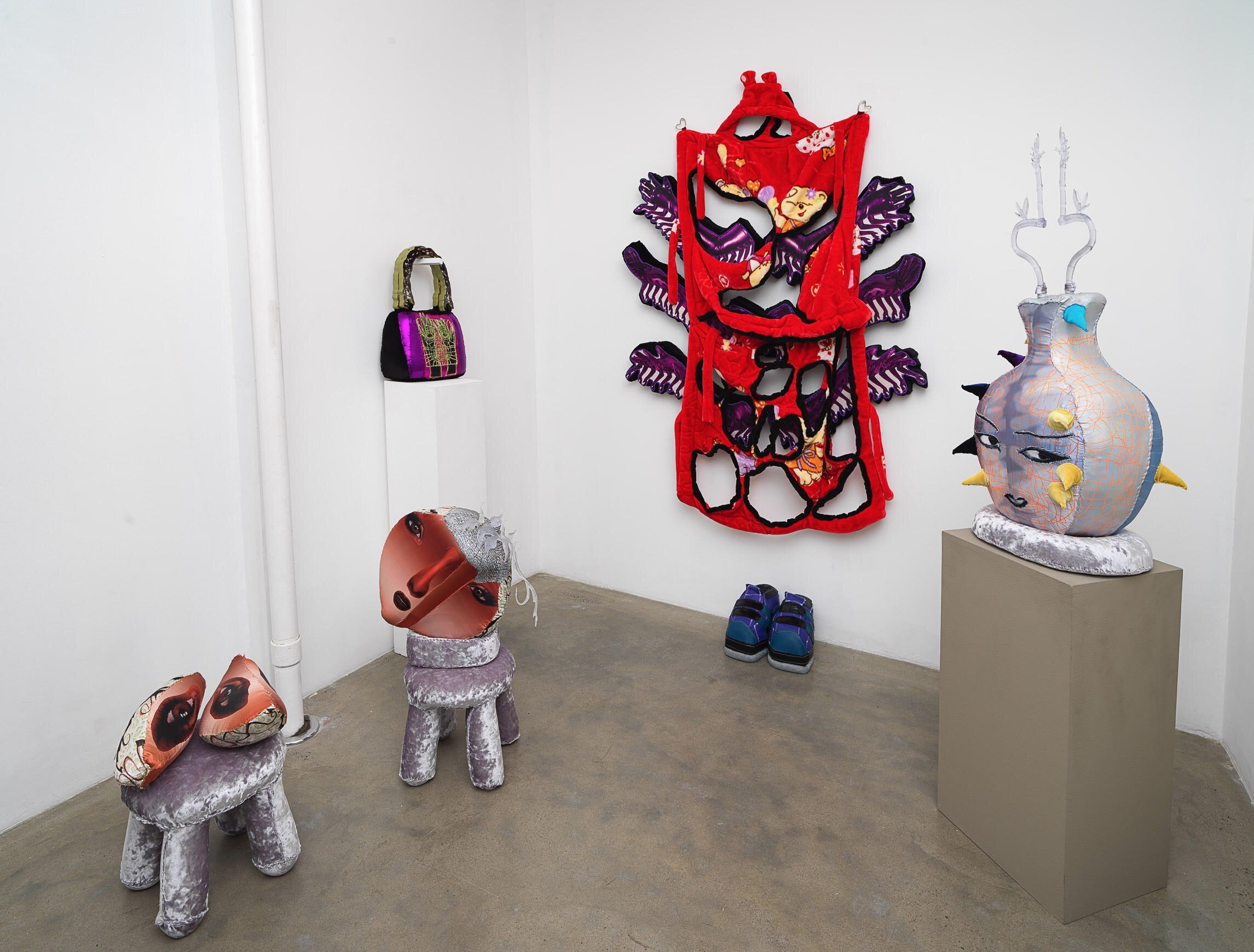 Florencia Escudero solo exhibition of sculptures, installation view