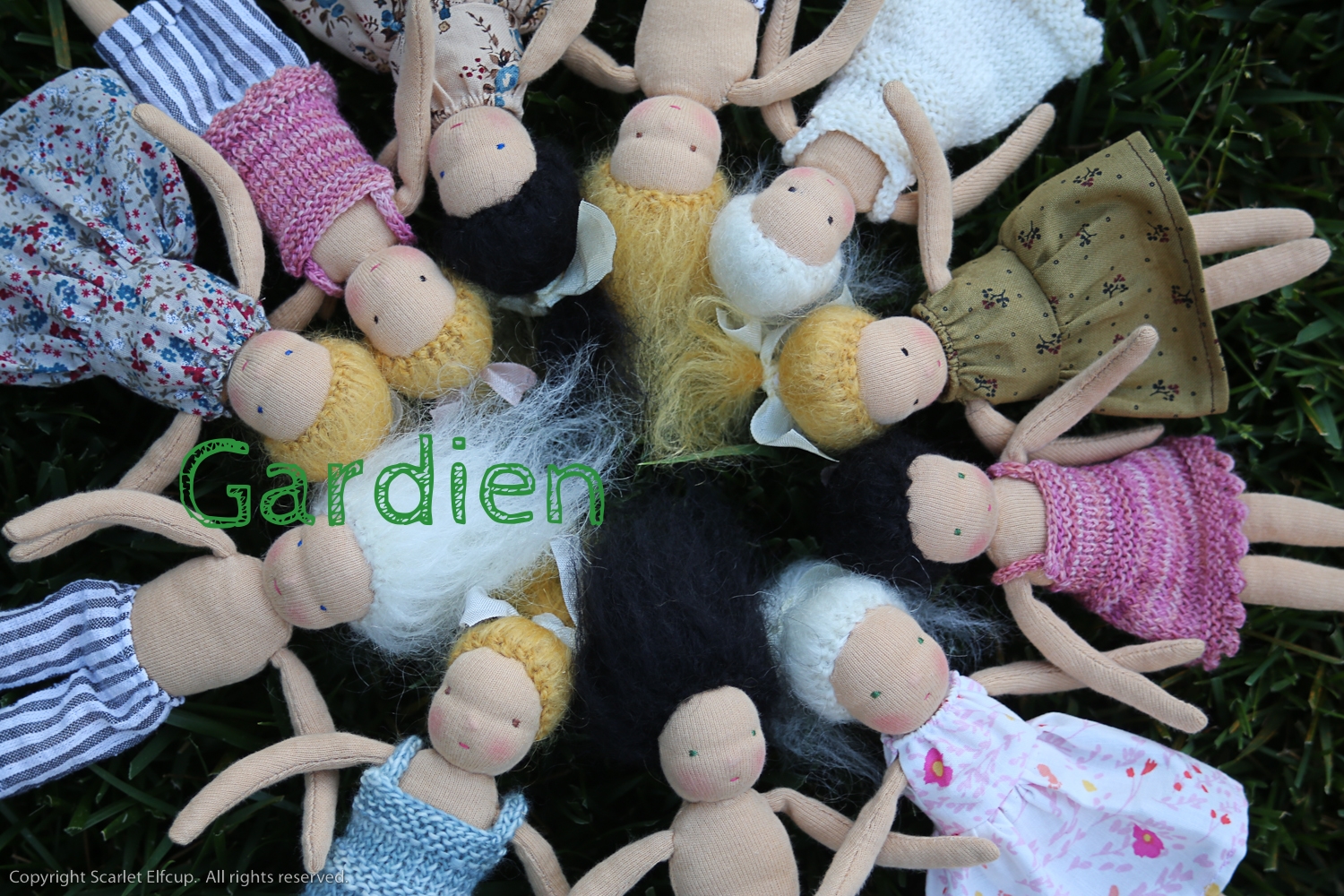 Gardiens are the keepers of the environment. They come around spring to protect and tend to the garden...the flowers, the trees, the plants and bushes. Gardiens are children forever. They never grow and they never age. To read more about them, go here .