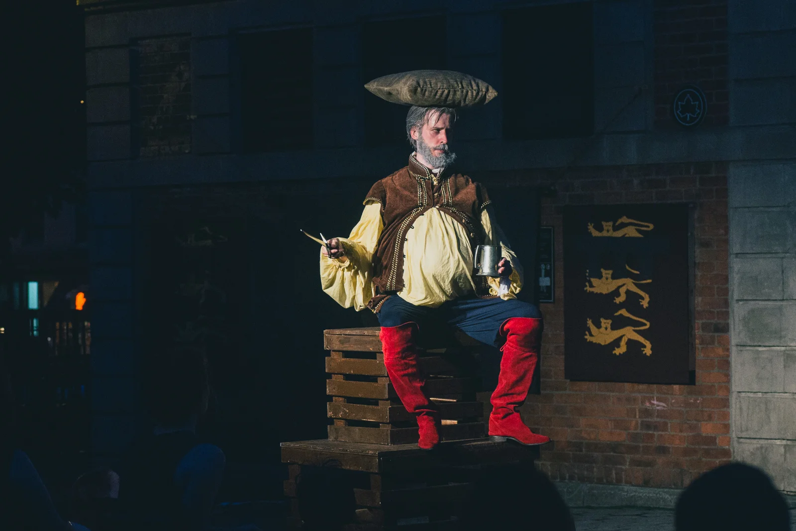Jonathan Hopkins as Falstaff