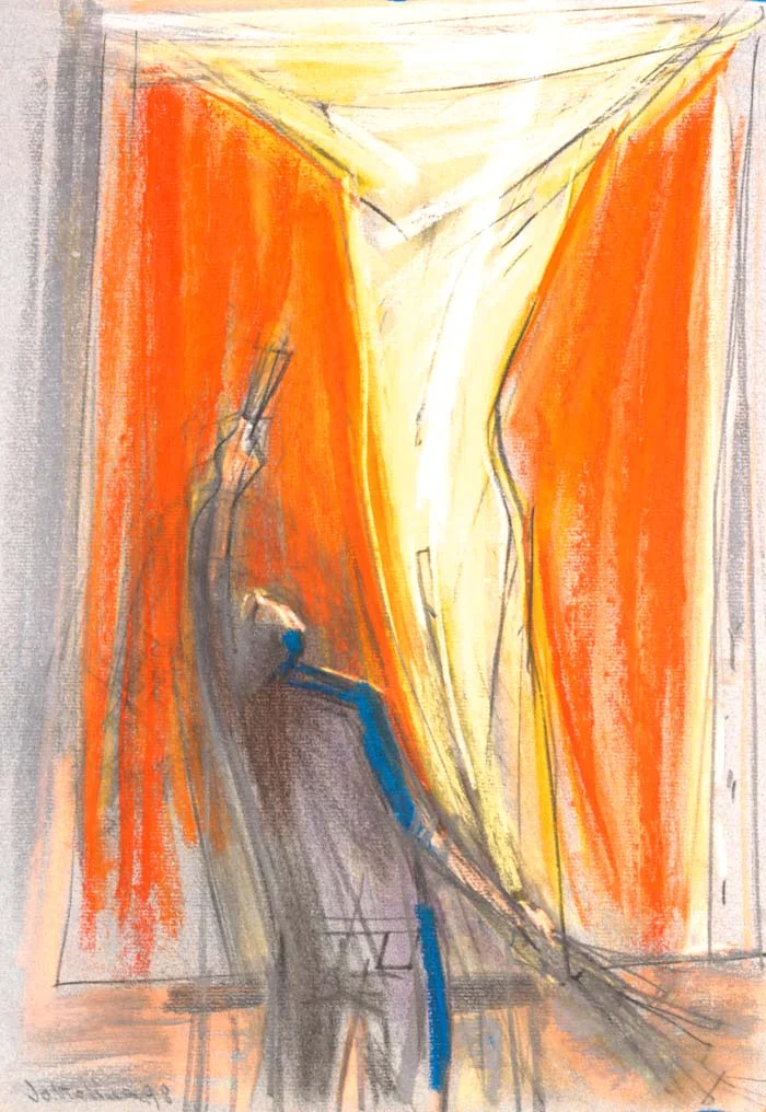 Vision pastel on paper