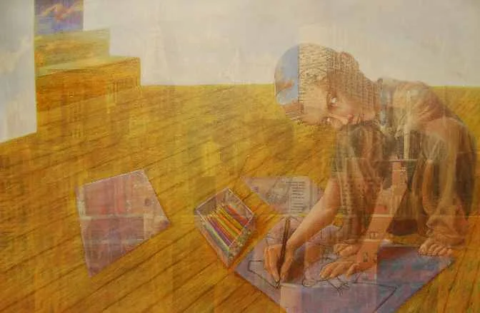 Night Journey 39 26"x42" oil on canvas