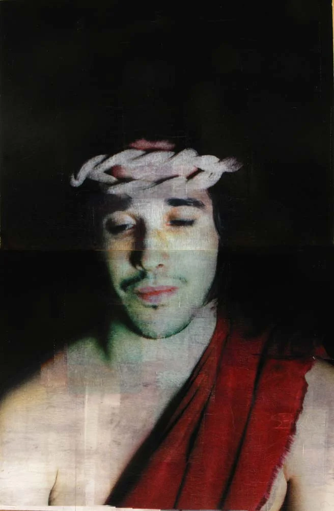 Lux_ocull_02 48"x34" mixed media on wood