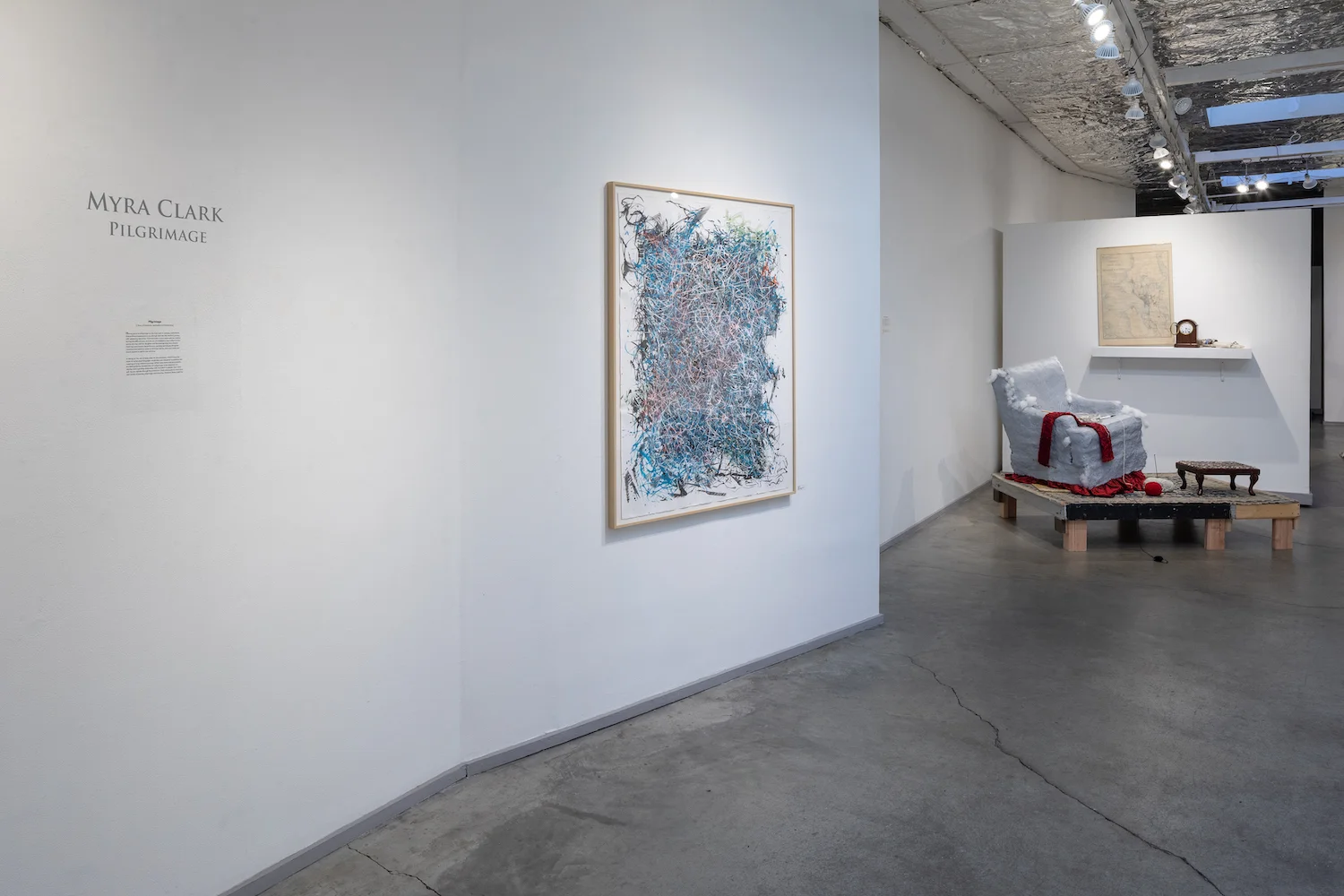 Entering the exhibit, left wall