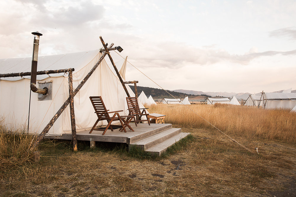 Montana Under Canvas provides a gorgeous galloping retreat for weddings in Montana.