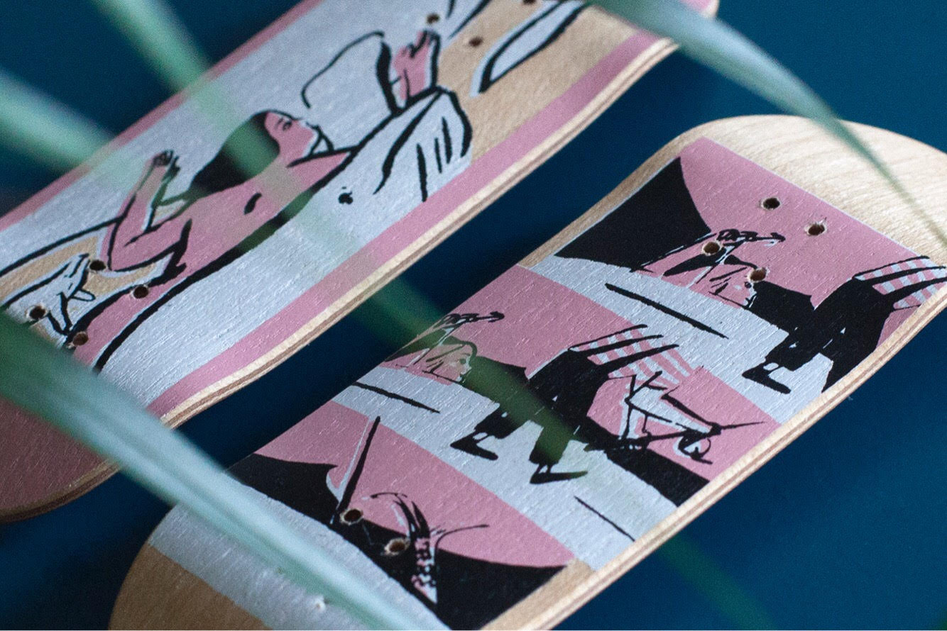 GZ x Flint Fingerboard Decks