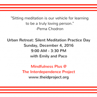 Urban Retreat: Silent Meditation Practice Day