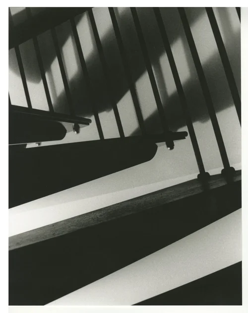 DRAMATIC SHADOWS On the same staircase as the previous example, this work was from the same collection as examples of shape and light.