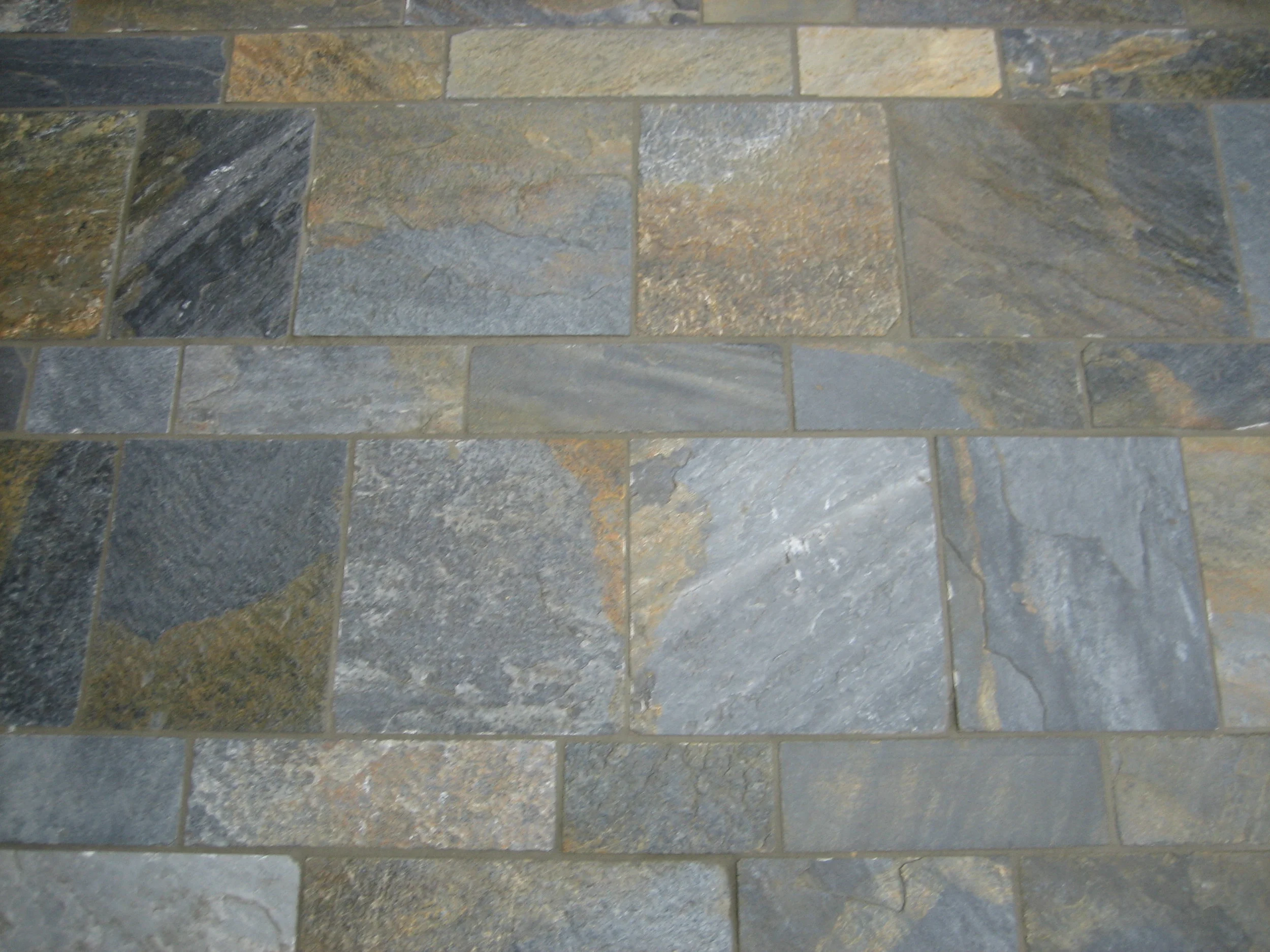 Rock solid blue tegel