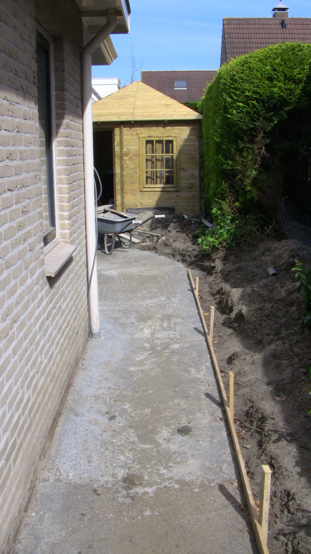 Ondervloer beton + bekisting