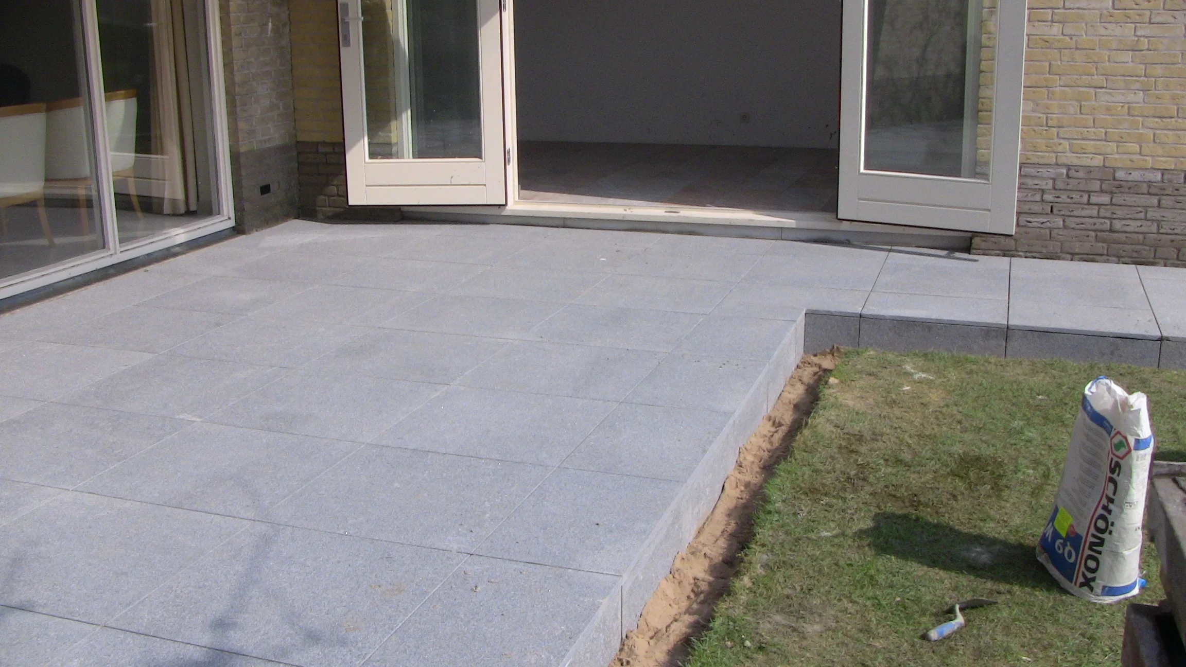 Tibetaans graniet Terras in 60x60x2cm