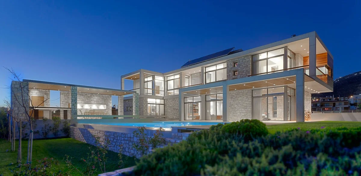 Breuksteen metselen op een gevel